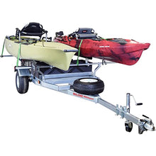 Malone Megasport 2-Boat Bunks Trailer Package Gray
