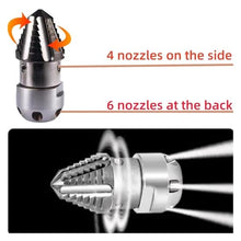 High Pressure Sewage Rotary Cleaning Nozzle, Drainage Ditch Cleaning Tool, Dredging Truck 40L-70L/min(Style A)