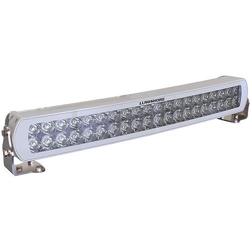 Lumishore 20 Inch LED Waterproof Spotlight White Light Bar 33,750 Lumens