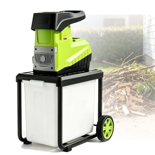 2800W Electric Yard Shredder Chipper Wood Crusher Tool