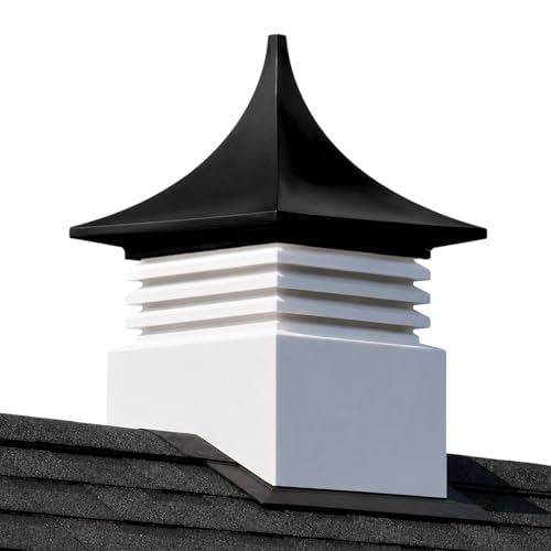 EZ Vane Cupola - High Density Plastic Black Top, 48" x 60", Made in USA