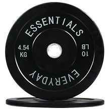 BalanceFrom Olympic Bumper Plate Weight Plate Set Black