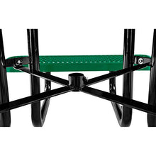 Global Industrial 46" Square Kids Picnic Table, Expanded Metal, Green