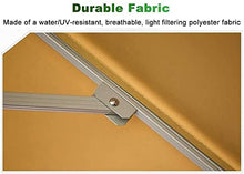 JOMRTS Parasol Patio Umbrella Outdoor Umbrella Outdoor Wall-Mounted Patio Umbrella, Stronger Frame Outdoor Umbrella WithRibs, Aluminium Tilting Sunshade Beach Umbrella Shade (Green 7.2ft/2.2m)