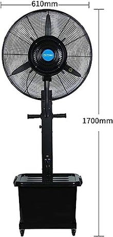 DFEDHF Outdoor Misting Fan, Industrial Fans for Indoor, Bedroom, Living Room, Home Office & College Dorm Use