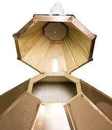 Amish 30" Bird Feeder with Double Copper Roof, Handcrafted in the USA
