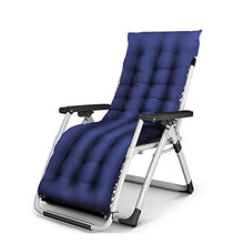 Renovation House Chairs Lounge Chairs Folding Zero Gravity Reclining Outdoor Lounge Patio Chairs Adjustable Folding Recliner for Deck Patio Beach Yard Pack Durable (Color : Without mattress)