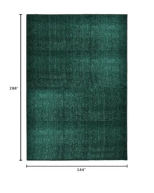 iCustomRug Synthetic Grass Rug – 12 x 24ft Emerald Turf Carpet for Patios, Yards, Boats, Camping – Indoor/Outdoor Use