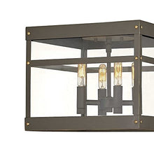Bailey Street Home 4 Light Medium Outdoor Flush Mount in Transitional Style 12 inches Wide by 12 inches High-Oil Rubbed Bronze Finish Transitional Outdoor Ceiling 81-Bel-3088087