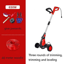 AMYYTL Electric Lawnmower Sale Hand Push Lawn mower650W Corded Electric Lawn Mower Telescopic Pole Small Household New Type Lawn Mower