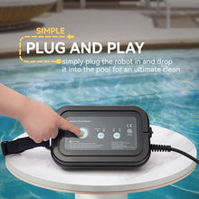 BCTIU Robotic Pool Vacuum Cleaner, Wall-Climbing, 56ft Cord, Grey