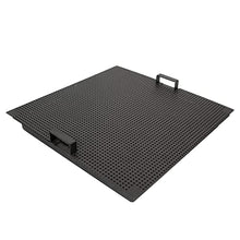 Blue Sky Outdoor Living Square Mammoth 28" Patio Smokeless Fire Pit with Spark Screen and Screen Lift