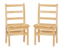 Jonti-Craft Instructor's Ladderback Chair 12" Height Pair Beige