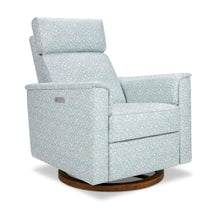Namesake Willa Plus Power Recliner in Bellflowers in Powdered Blue