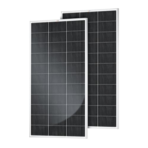 RICH SOLAR 300 Watt 12 Volt 18BB Cell Monocrystalline Solar Panel 2 Pack of 150W N-Type Cells High Efficiency Solar Module for RV Marine Boat Off Grid (150W 2-Pack)