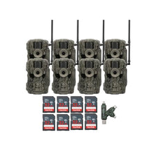 Stealth Cam 36MP Fusion Max Cellular Trail Camera 2-Pack with 4-in-1 Card Reader and 32GB SDHC Memory Card Bundle