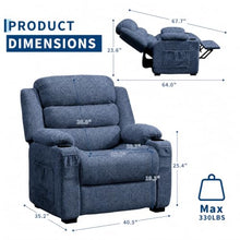 GarveeHome Oversized Electric Power Recliner Chair for Adults Memory Remote