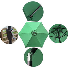 YHdtUO Garden Parasols Outdoor Umbrellas/Parasol Decorative, Protection Windproof, For Garden Patio Beach Pool Table Parasol, Tilting Sun Shade Umbrella Outdoor Paraso,Green-A