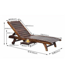 ONMYJFD Outdoor Balcony Household Leisure Pool Beach Chair Courtyard -air Folding Chaise Longue