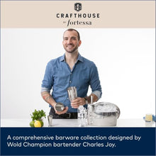 Crafthouse by Fortessa Glass Cocktail Smoking Box with Handheld Smoker