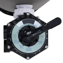 HKPWRBFG Pool Sand Filter, 6-Way Valve Side Mount, 0.75 HP Compatible