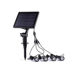 6 Heads Solar Spotlights LED Wall Light Landscape Lighting,Solar Yard Lights Outdoor,Pack Solar Spotlights,Auto On/Off, New Upgraded Solar Lights with Wide Angle Illumination, 2-in-1 Waterpro