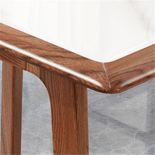 LICONG-2019 Tea Table Solid Wood Rock Board Balcony Tea Table and Chair Combination Set, Small Household (100x62x72cm) Side Table
