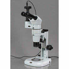 AmScope Digital Trinocular Stereo Zoom Microscope 8X-80X White