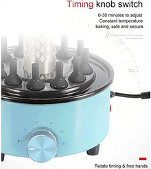 MNSRRN Smart Home Multifunctional Electric Grill, Easy to Clean, with Grill, Fully Automatic Rotary Skewer Machine Smokeless Automatic Grill