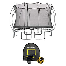 Springfree Large Square Trampoline 11ft x 11ft with FlexrHoop Bundle