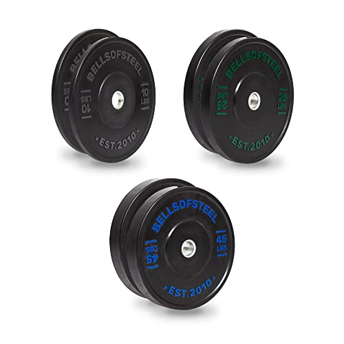 Bells of Steel Dead Bounce Conflict Bumper Plates - 160 lb Olympic Weight Set