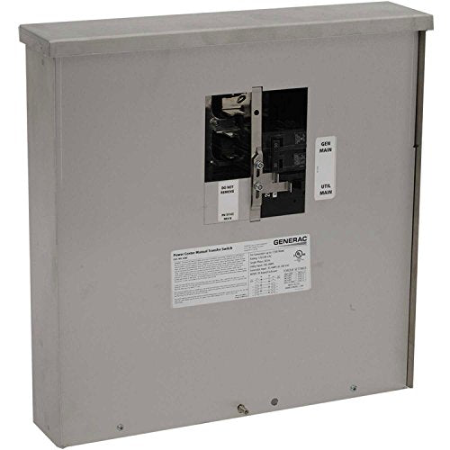 Generac 30 Amp Manual Generator Transfer Switch Power Center
