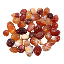 Pebbles Natural Carnelian Evil Eye Red Black Agate Gravel Specimen Square Polished Healing Stone Reiki for Aquarium Fish Tank Home Decor(Color33,1000g)