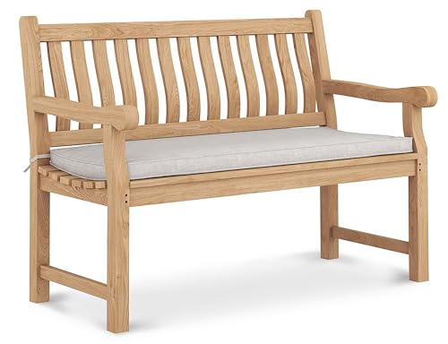 AquaTeak 4' Aqua Rose Solid Teak Outdoor Bench