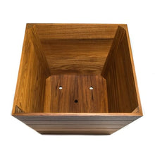Whitecap 63109 Teak Medium Planter Box - 19" x 19" x 14"