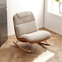 Leisure Rocker Chairs Rocking Chair Nordic Simple Modern Single Sofa Bedroom Balcony Lazy Lounge Chair Adult Nap Leisure Chair