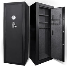 BARSKA Quick Access Biometric Rifle Safe Black