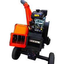 DK2 6 in 14 HP Gas Powered Kohler Engine Kinetic Chipper Shredder with Electric Start and DOT Road Legal Tires OPC566E