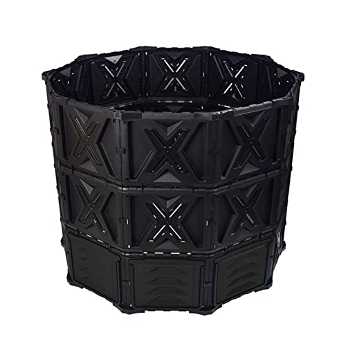 Kitchen Compost Bin, Compost Bin Outdoor Tumbler Compost, 540L(142 Gallons) Extra Large Capacity BPA Free Composting Box All Season Composter for Garden Yard, Can Also be a Pet Fence ,Indoor Compost B