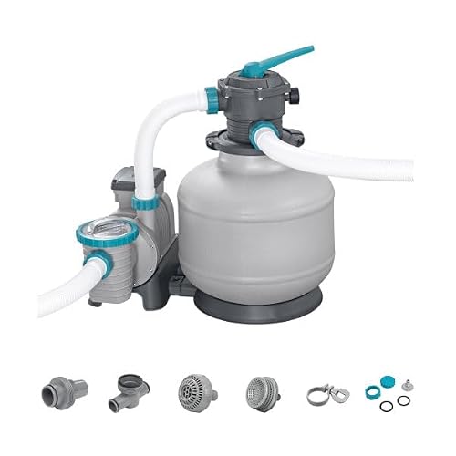 Bestway 3,000 GPH Above Ground Swimming Pool Sand Filter Pump