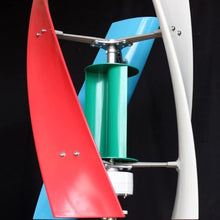 CHRISK Wind Turbine Generator, Energy Wind Turbine 9000W Vertical Turbine Permanent Magnetic Levitation 12V 24V 48V 220V with MPPT Controller,220V