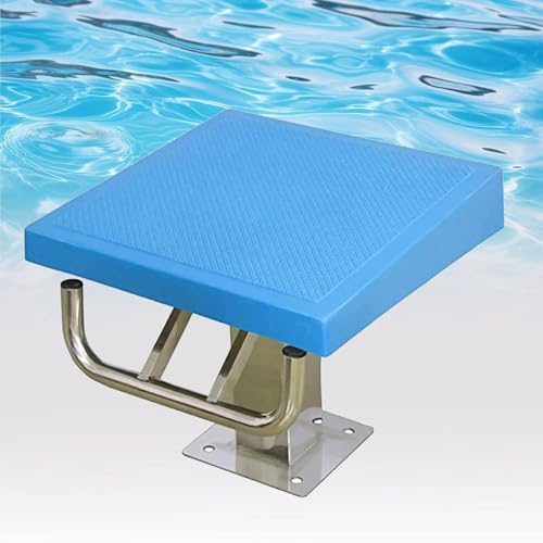 DLYZAYE Pool Diving Platform, Standard Pool Diving Board, Non-Slip Sloped Countertop Outside Indoor Outdoor Competition Diving Platform for Training