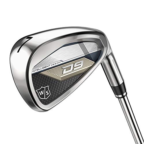 WILSON Staff D9 Golf Club Iron Set 5-PW SW R-Flex Right-Hand Graphite Shaft Silver/Blue