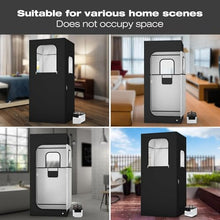 POGHDBXA Sauna Accessories, 5pcs Sauna Heater, Home Sweat Fumigation Machine Intelligent Voice, Foot Bath, Pot, Full Body Room for, Hotel, SPA