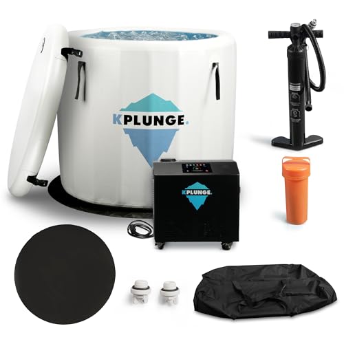 Kplunge Arctic Fox 39" 1 Person Inflatable Cold Plunge Ice Bath Or Hot Tub