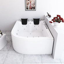 SIMBASHOPPING USA Whirlpool Bathtub Hot Tub Massage Double Pump 2 Persons VERONA with Heater