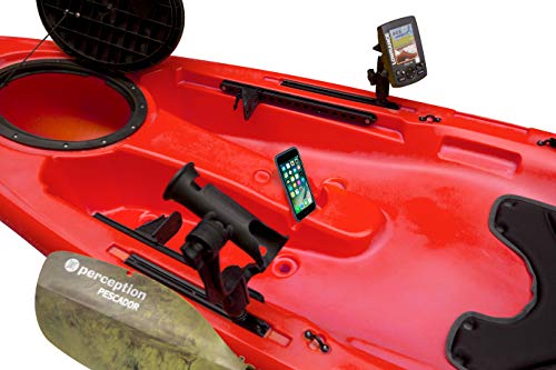 Perception Kayaks Pescador 12 Sit on Top Fishing Kayak | Front Storage Well, Rear Storage, Dual Rod Holders | 12ft | Dapper