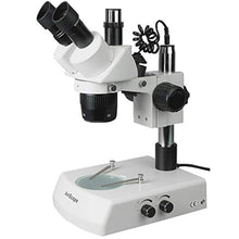 AmScope Trinocular Stereo Microscope 20X-60X Magnification White