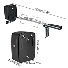 JYXYXSCP Grill Rotisserie Kit,Outdoor Camping Electric BBQ Barbecue Kit,Stainless Steel Spit Rod Meat Forks Accessories for Picnic