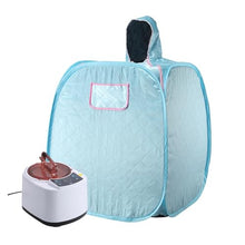 POGHDBXA Sauna Accessories, Portable Folding Steam Sauna Bag SPA Room Tent Box Without Steamer for One Person Weight Loss Full Body Slimming(Blue)